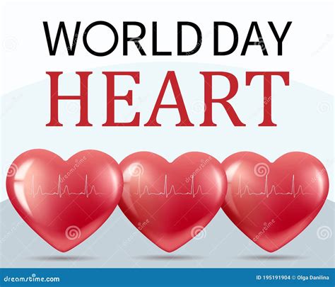 heart day banner stock vector illustration  design