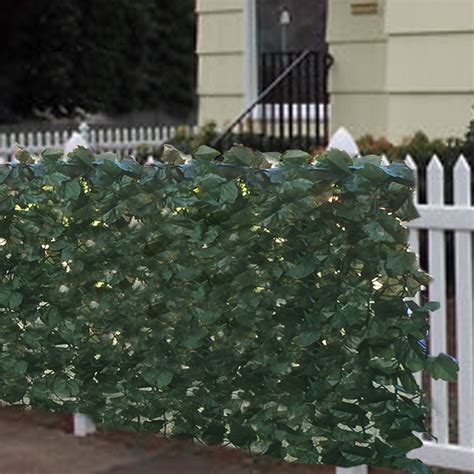 Faux Ivy Privacy Fence Screen 94 X 59 Artificial Hedge Fencing