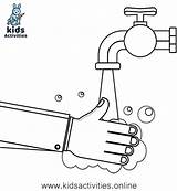 Washing Handwashing Hygiene Kidsactivities sketch template