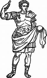 Emperor Roman Wecoloringpage Olympus Getdrawings sketch template