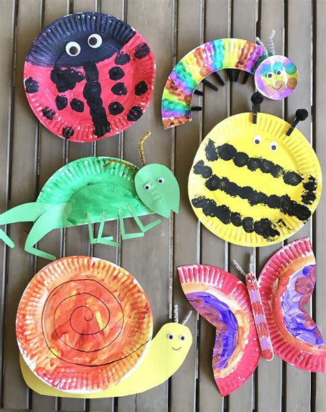 paper plate bugs crafts  kids das schoenste bild fuer decoracion de