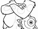 Coloring Mike Pages Sulley Sully Getcolorings Color Getdrawings sketch template