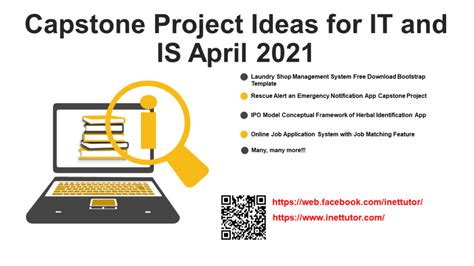 capstone project ideas     april  inettutorcom