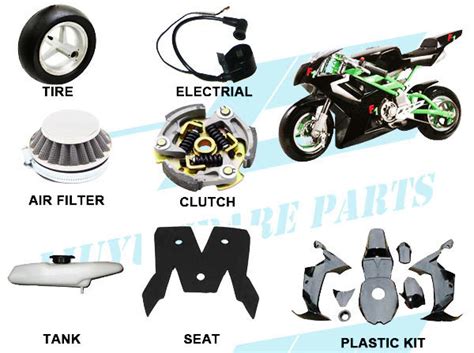 water cooled pocket bike parts  complete parts catalouge china mini moto parts  pocket