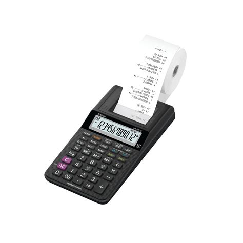 casio hr rce printing calculator black compatible  mm printing rolls hr rce