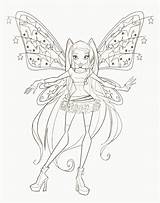 Coloring Pages Winks Printable Comments Winx sketch template