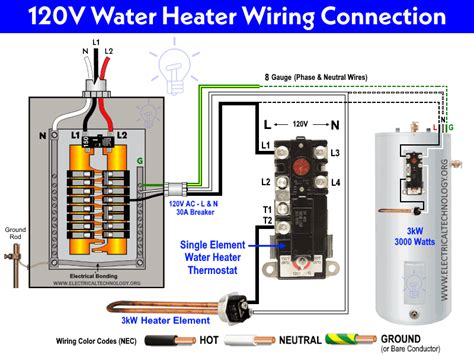 electric hot water tank wiring diagram