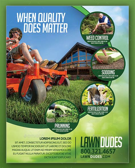 landscaping flyer designs psd ai vector epsandscaping