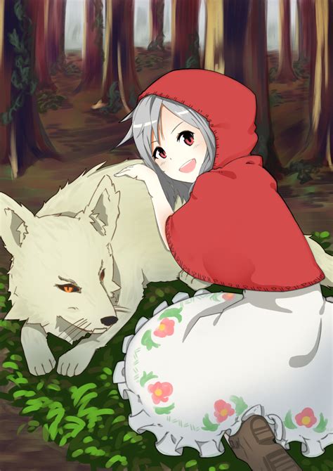 Little Red Riding Hood And Big Bad Wolf Little Red Riding Hood Drawn