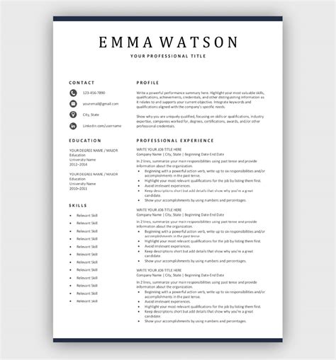 resume templte  samples examples format resume