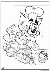 Coloring Pages Jerry Tom Getcolorings sketch template