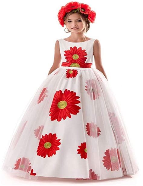 price   amazoncom ttyaovo girls pageant princess flower dress kids prom p