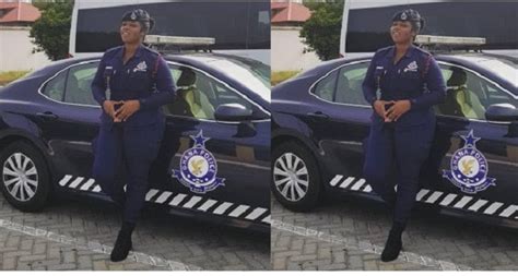 Meet Ghana S Most Beautiful Female Police Officer With