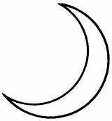 Mond Malvorlage Crescent Ausmalbilder sketch template