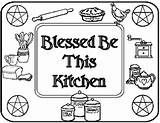 Coloring Pages Pagan Wiccan Kitchen Printable Adult Printables Blessed Kids Witch Sheets Craig Lora Patterns Books Book Colouring Shadows Color sketch template
