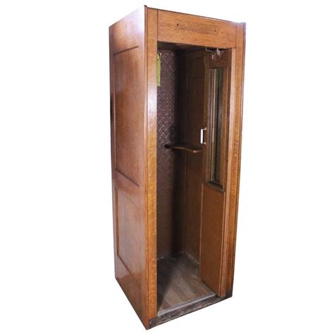 vintage oak phone booth  sale  stdibs