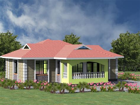 house plans  kenya  bedrooms bungalows hpd building house plans designs