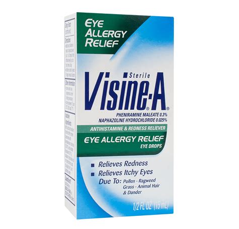 visine a alívio alergias oculares colírio anti histamínico alívio da