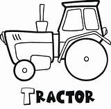 Pages Tractor Coloring Color Getcolorings sketch template