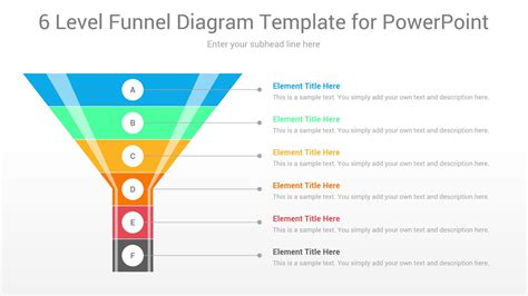 level funnel diagram template  powerpoint ciloart