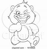 Teddy Bear Royalty Yayayoyo Coloring Running Pages Illustrations sketch template