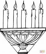 Coloring Candle Pages Stick Holder Beautiful sketch template