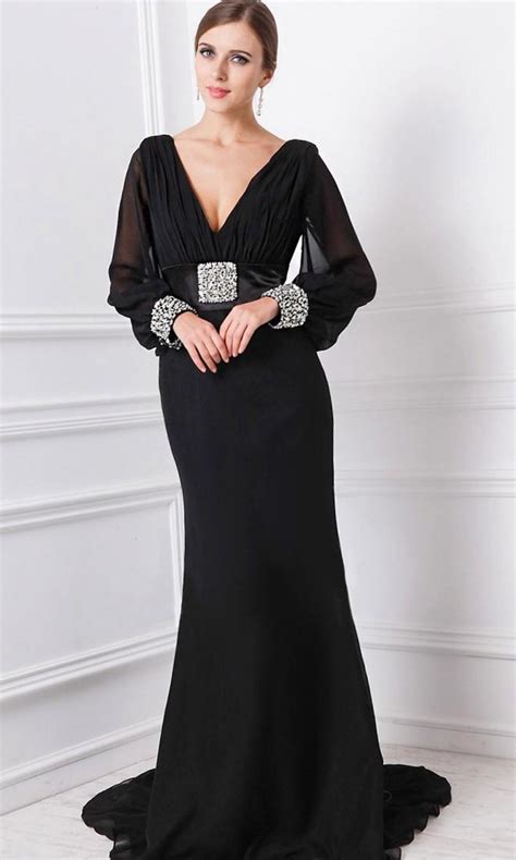 Plus Size Long Black Evening Dresses Pluslook Eu Collection