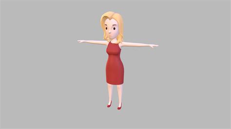 cartoongirl012 girl buy royalty free 3d model by bariacg [682a236