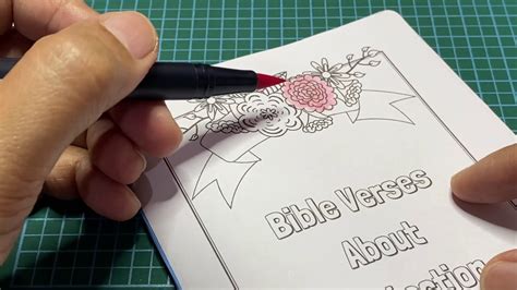 print  printable bible verse coloring book youtube