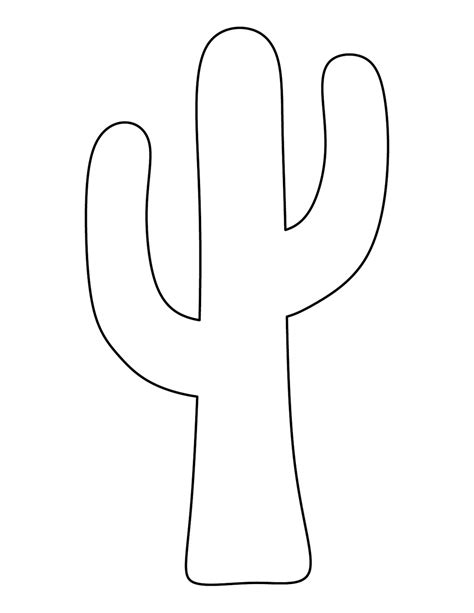 cactus template  printable  templateroller