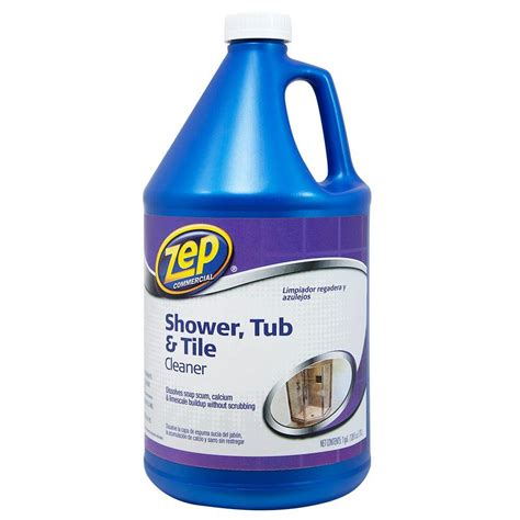 zep 1 gal shower tub and tile cleaner zustt128 the home depot