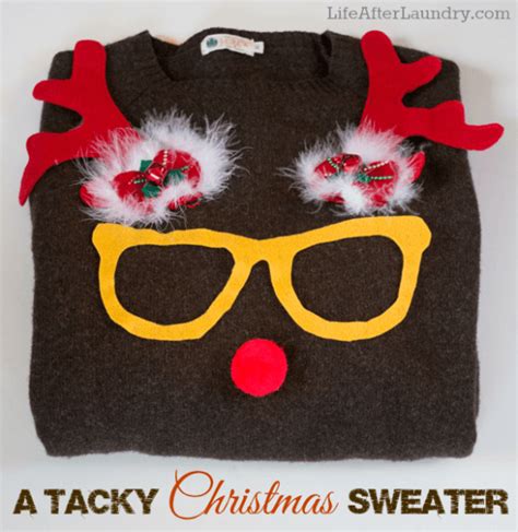 11 tacky hilarious and festive homemade ugly christmas sweaters