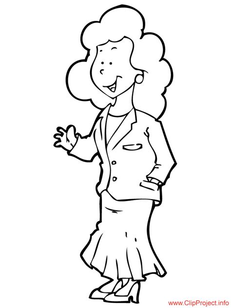woman colouring page