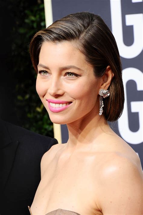 Jessica Biel At 75th Annual Golden Globe Awards In Beverly