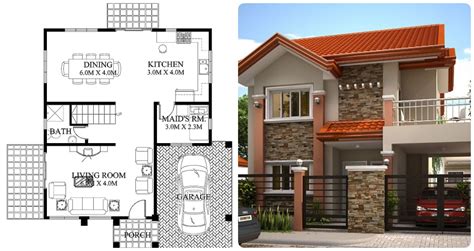 phenomenal philippines house plan  sqm  home  zone