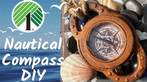 dollar tree nautical decor compass diy youtube