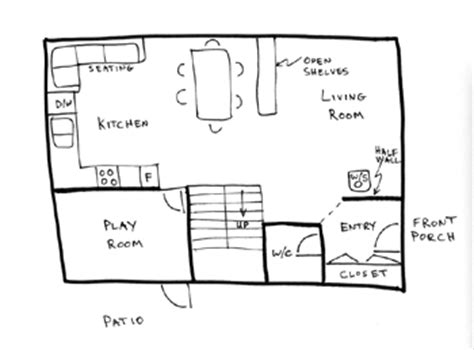 home layout drawing modern house