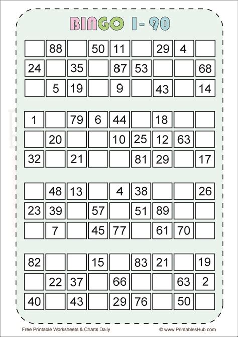 printable bingo cards   tambola housie   tambola
