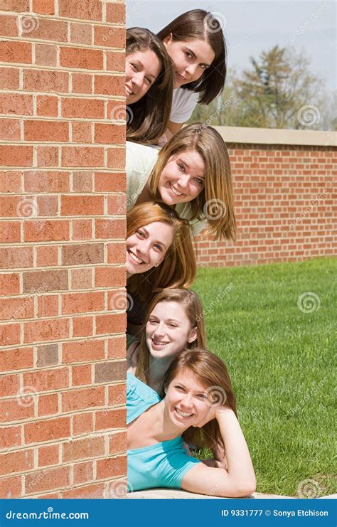 group of college girls stock image image of college colleges 9331777