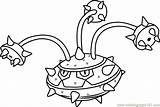Pokemon Ferrothorn Coloring Pages Pokémon Thorn Getdrawings Coloringpages101 Printable Color sketch template