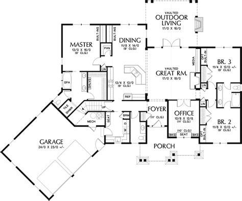 barbary craftsman home   search house plans