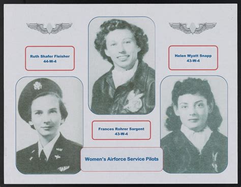 portraits  womens airforce service pilots  portal