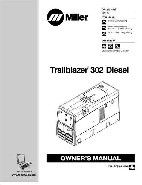 miller trailblazer  diesel owners manual   manualslib