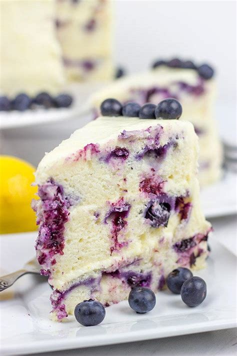 lemon blueberry cake thebestdessertrecipescom