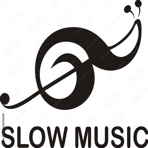 slow  logo design stock vector adobe stock