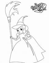 Wizard Oz Coloring Pages Witch Wiz Drawing Color Getcolorings Print Getdrawings Printable sketch template