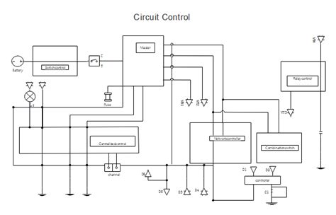 circuit control diagram  circuit control diagram templates