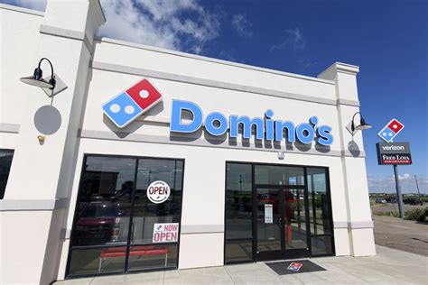 dominos  celebrate  opening   brands  store restaurant magazine