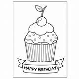 Cards Coloring Print Color Cute Pages Birthday Printable Card Mom Greeting Happy Template Ayeletkeshet Ayelet Children Templates Cupcake sketch template