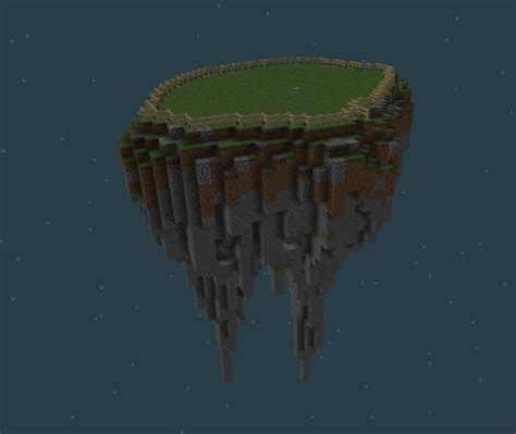 small floating island schematic minecraft map